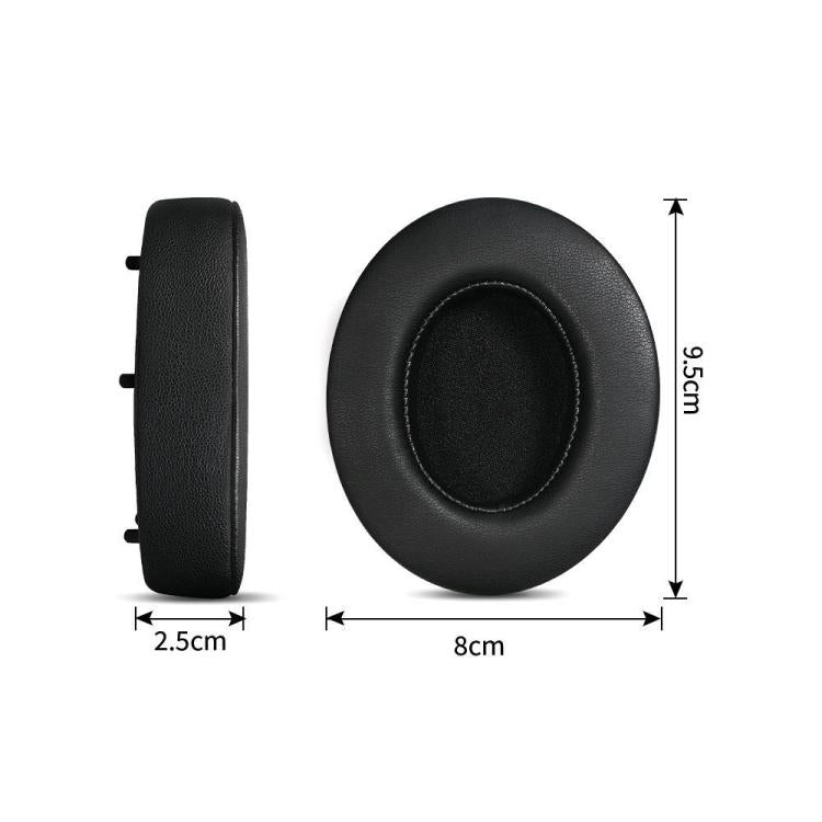 For iKF T1 / T1 Pro Headphone 1pair Earpads Earmuffs Sponge Cover(Black) - Earmuff & Pad by buy2fix | Online Shopping UK | buy2fix