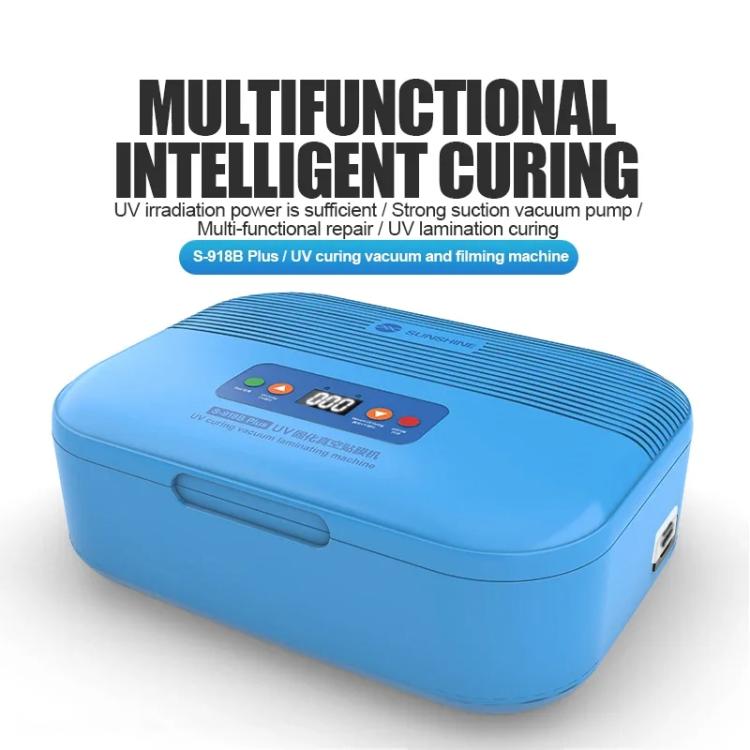 SUNSHINE S-918B Plus UV Curing Box Mobile Phone LCD Screen OCA Bonding Vacuum Laminated Machine(EU Plug 220V) - Laminator Machine by SUNSHINE | Online Shopping UK | buy2fix