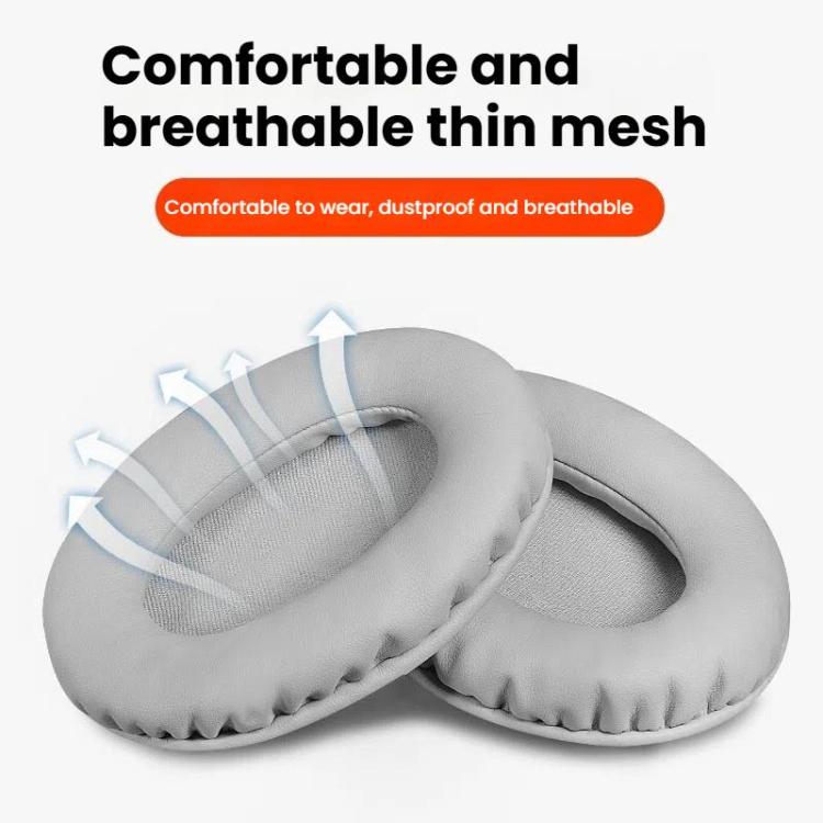 For ASUS ROG Strix Go 2.4 Headphone 1pair Ear Pads Protein Leather Earmuffs, Color: Wired Gray - Earmuff & Pad by buy2fix | Online Shopping UK | buy2fix