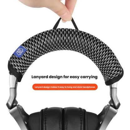 For ASUS ROG Delta S Headphone Head Beam Cover Headband Cushion(Black Grid) - Earmuff & Pad by buy2fix | Online Shopping UK | buy2fix