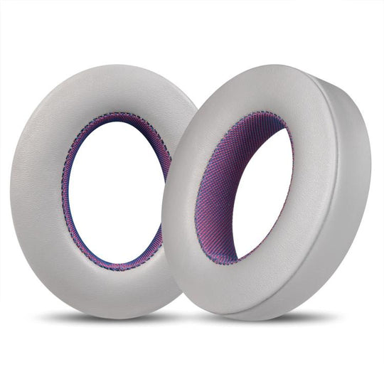 For Bose NC700 Headphone 1pair Lambskin Earpads Contrast Color Earmuffs Sponge Cover(Gray Purple)