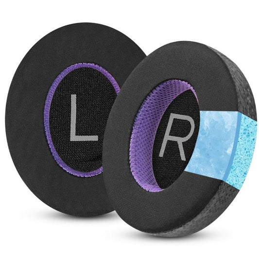 For Bose NC700 Headphone 1pair Ice Gel Ear Pads Earmuffs Protective Cover(Magical Ice Black Purple) - Earmuff & Pad by buy2fix | Online Shopping UK | buy2fix