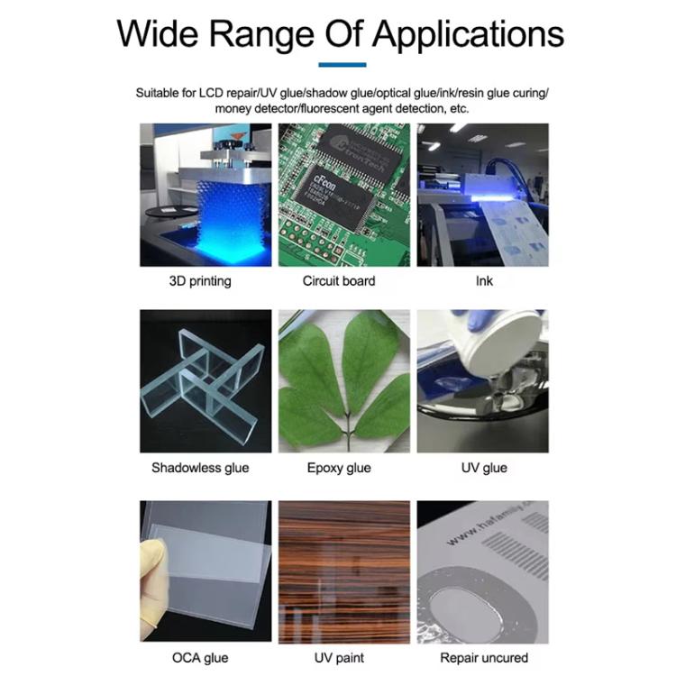 SUNSHINE S-918B UV Curing Filming Box LED High-Power UV Mobile Phone Curved Screen Optical Shadowless Glue Repair Tool(US Plug 110V) - Laminator Machine by SUNSHINE | Online Shopping UK | buy2fix