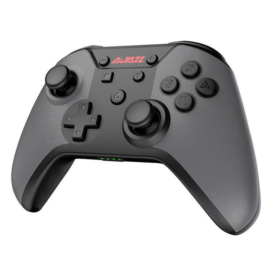 Ajazz AG180 Wireless Bluetooth + Wired Dual Mode Gamepad For Switch / PC / Android / IOS(Black Gray)