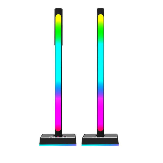 Ajazz ABL190 Pickup Ambient Light Headphone Holder RGB Desktop Ambient Music Lights(Black)