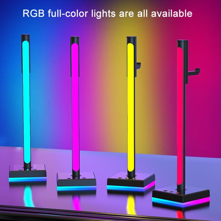 Ajazz ABL190 Pickup Ambient Light Headphone Holder RGB Desktop Ambient Music Lights(Black) - Novelty Lighting by Ajazz | Online Shopping UK | buy2fix
