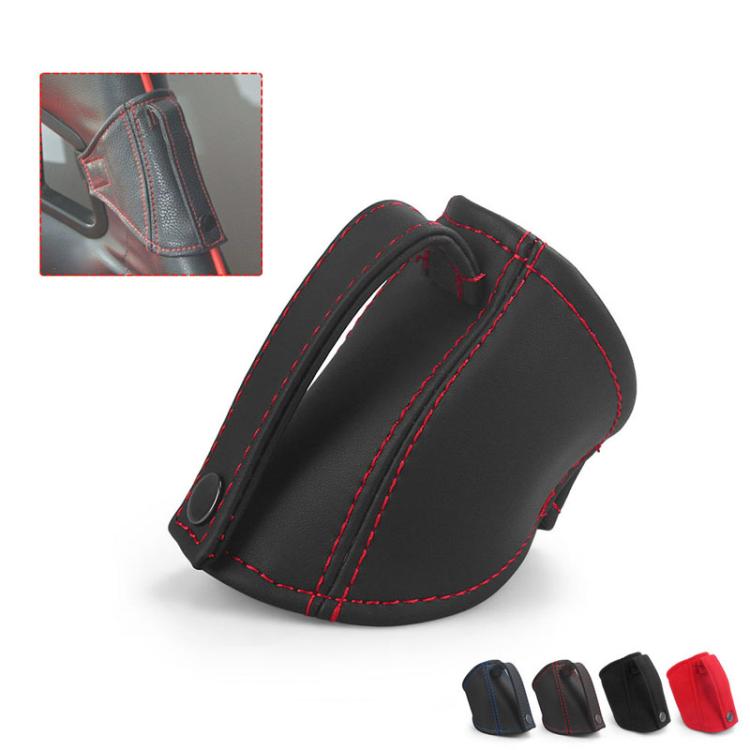 Car Seat Safety Belt Buckle Racing Car Seat Belt Limiter Guard(Leather Blue Line) - Seat Belts & Padding by buy2fix | Online Shopping UK | buy2fix