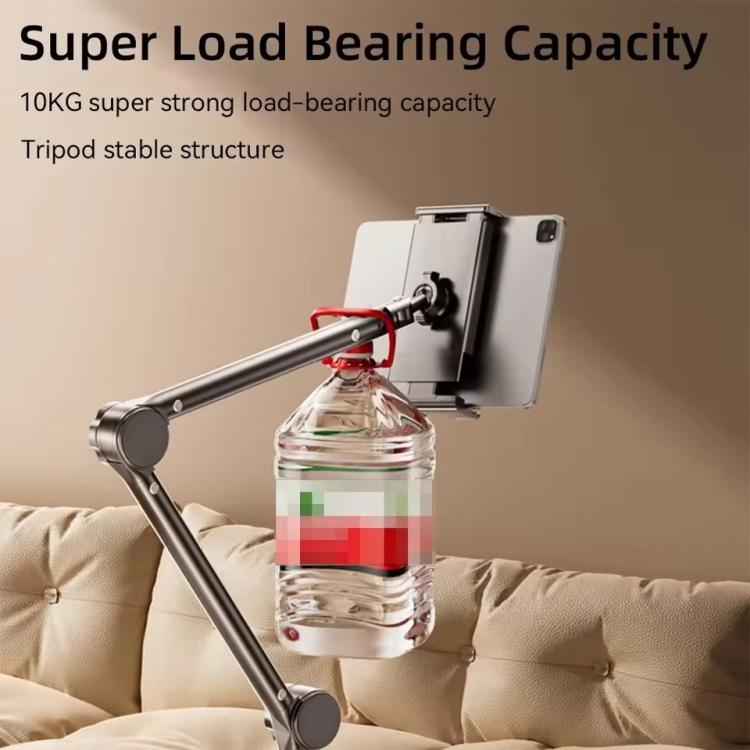2-section Cantilever Phone Tablet Desk Bedside Stand With Foldable Metal Arm For 4-10.2inch - Lazy Bracket by buy2fix | Online Shopping UK | buy2fix