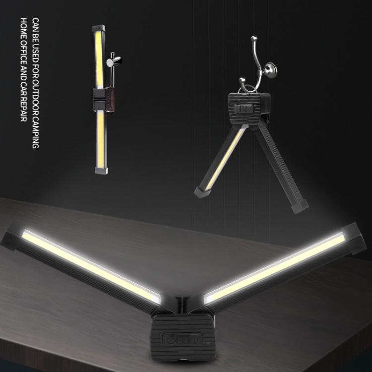 Double-Sided COB 90-Degree Folding Work Light Magnet With Hook Maintenance Light(FT32) - Other Tools by buy2fix | Online Shopping UK | buy2fix
