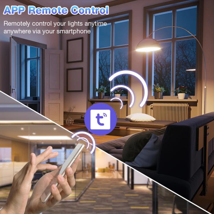 10A  Tuya WiFi Smart Switch Supports Amazon ALEXA/Google HOME Voice Control - Smart Switch by buy2fix | Online Shopping UK | buy2fix