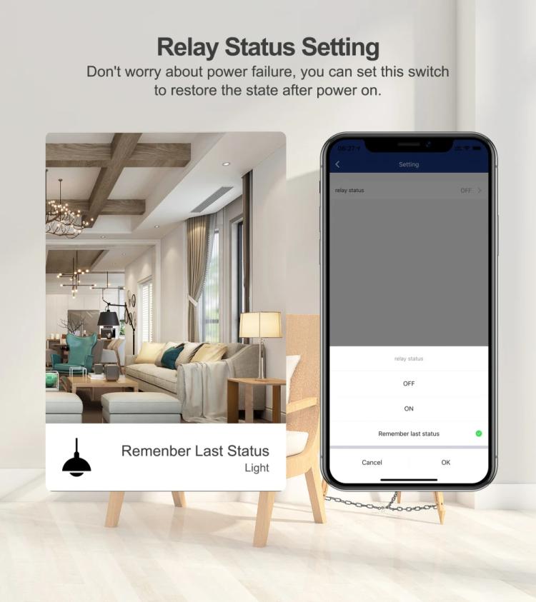10A  Tuya WiFi Smart Switch Supports Amazon ALEXA/Google HOME Voice Control - Smart Switch by buy2fix | Online Shopping UK | buy2fix