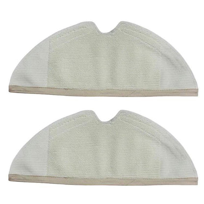 2pcs /pack Rag Mop Pad For Xiaomi Mi Smart Robot 2nd Generation S50 S51 Vacuum Cleaner 30x11cm(Beige) - For Xiaomi Accessories by buy2fix | Online Shopping UK | buy2fix