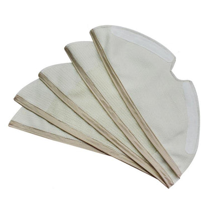 2pcs /pack Rag Mop Pad For Xiaomi Mi Smart Robot 2nd Generation S50 S51 Vacuum Cleaner 30x11cm(Beige) - For Xiaomi Accessories by buy2fix | Online Shopping UK | buy2fix