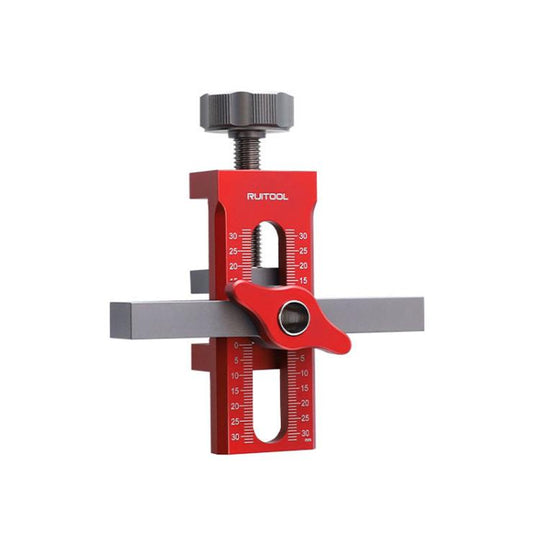 RUITOOL Cabinet Door Installation Locator Aids Adjustable Rebounder Punched Mounting Jig Leveling Device, Spec: Without Drill