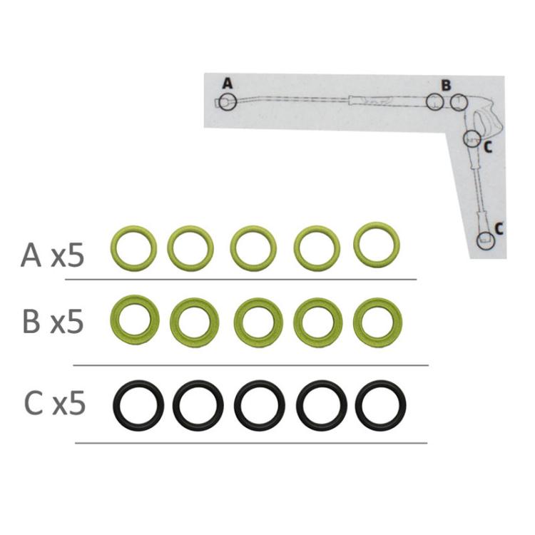 15pcs / Set For Karcher High Pressure Water Jet Sealing Ring - For Karcher Accessories by buy2fix | Online Shopping UK | buy2fix