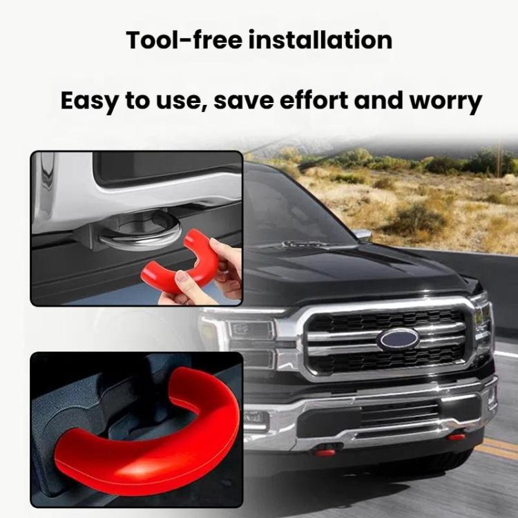 For Ford/Toyota Trailer Hitch Protection Ccover(Blue) - Towing Bars by buy2fix | Online Shopping UK | buy2fix