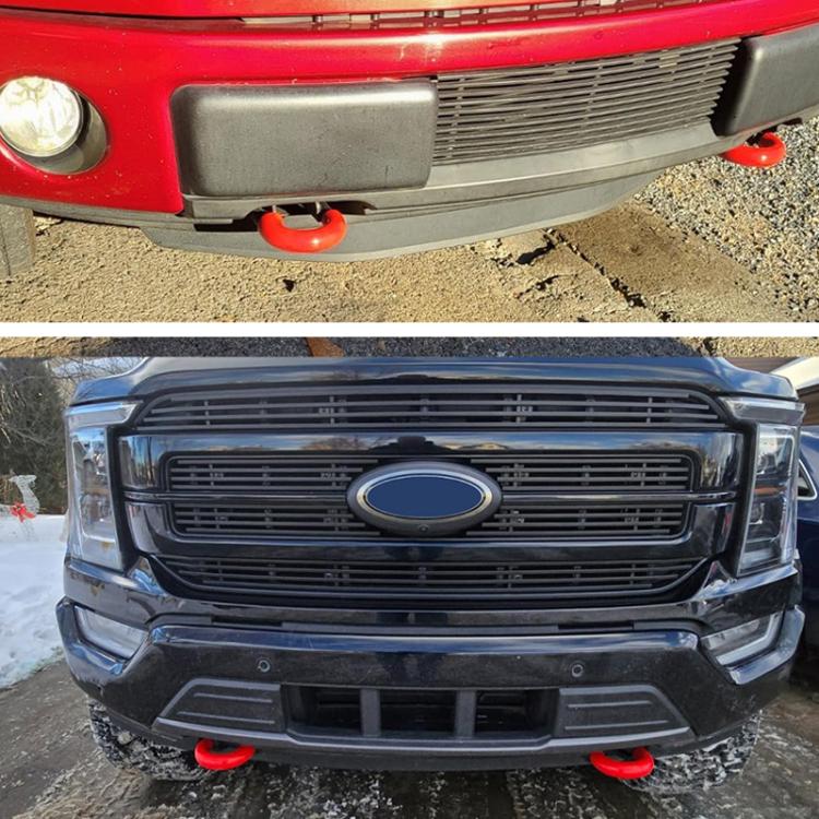 For Ford/Toyota Trailer Hitch Protection Ccover(Red) - Towing Bars by buy2fix | Online Shopping UK | buy2fix