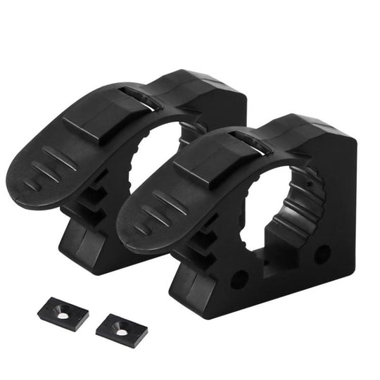 2pcs Outdoor Quick-Release Rubber Clamp Shovel Fixing Clip For Off-road Vehicle Luggage Rack Mounting Buckle(Black)