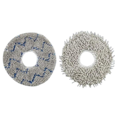 2pcs /Pack Mop Pads Rag For Ecovacs DEEBOT X1 TURBO / X1 PLUS/ X1 OMNI / T10 TURBO(Blue Gray) - For ECOVACS Accessories by buy2fix | Online Shopping UK | buy2fix