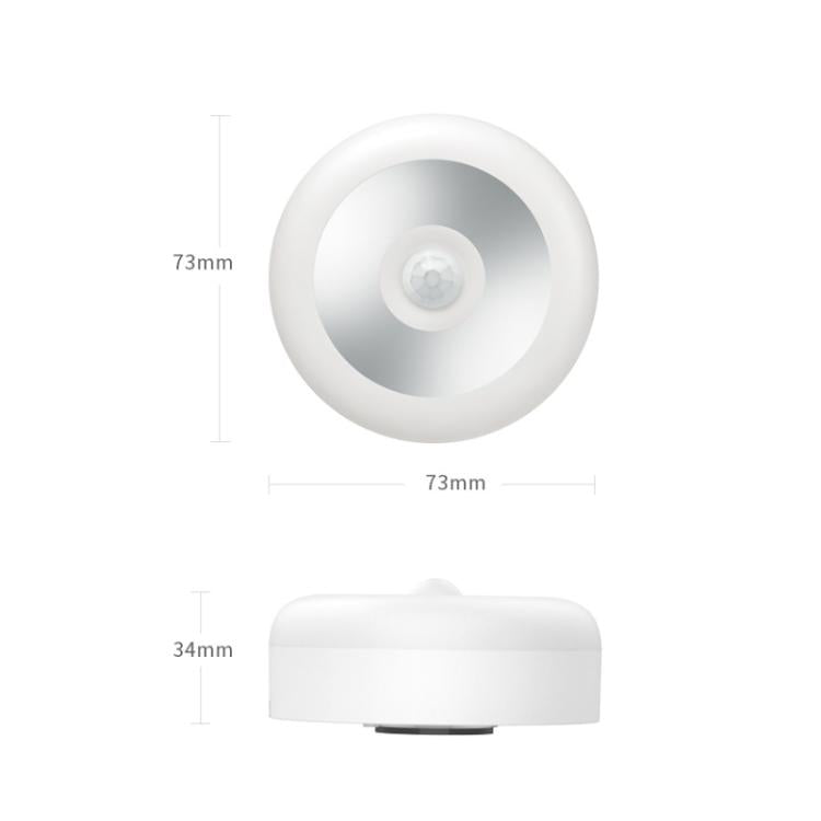 LED Motion Sensor Light With Hidden Hook Adhesive Pads and Magnet(Warm Light) - Sensor LED Lights by buy2fix | Online Shopping UK | buy2fix