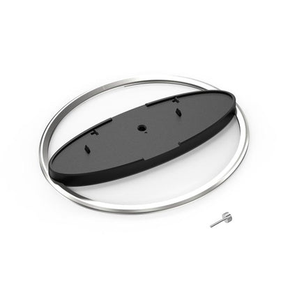 For PS5 / PS5 Slim / PS5 Pro Game Console Desktop Vertical Stand Non-Slip Base(Silver) - Holder by buy2fix | Online Shopping UK | buy2fix