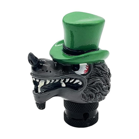 Wolf Head Detachable Car Manual Gear Lever Modification(Green) - Shift Knob by buy2fix | Online Shopping UK | buy2fix