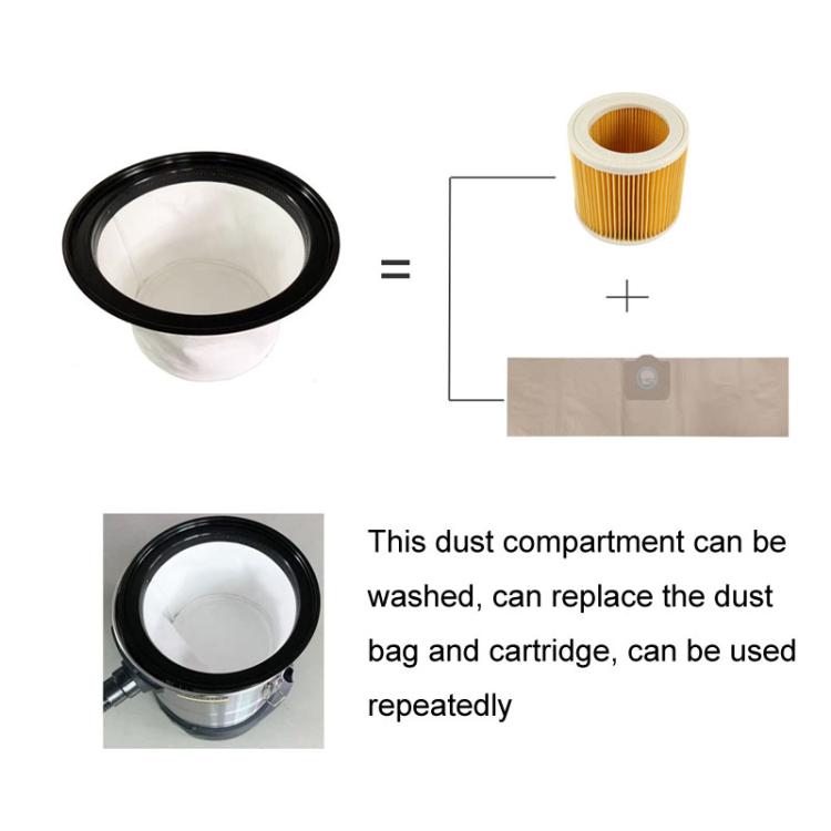 For Karcher NT20/1 NT30/1 NT38/1 NT40/1 Vacuum Cleaner Dust Compartment Filter - For Karcher Accessories by buy2fix | Online Shopping UK | buy2fix
