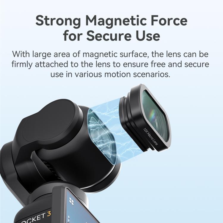 0.72X Wide Lens For DJI Pocket 3 aMagisn Magnetic Filter Accessories - Lens Accessories by aMagisn | Online Shopping UK | buy2fix
