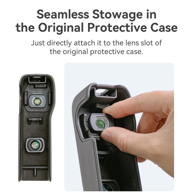 0.72X Wide Lens For DJI Pocket 3 aMagisn Magnetic Filter Accessories - Lens Accessories by aMagisn | Online Shopping UK | buy2fix