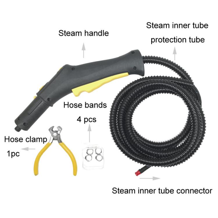 7pcs / Set For Karcher SC4 / SC2 / SC3 / CTK10 / STK20 Steam Cleaner Switch Control Handle Hose(Yellow) - For Karcher Accessories by buy2fix | Online Shopping UK | buy2fix