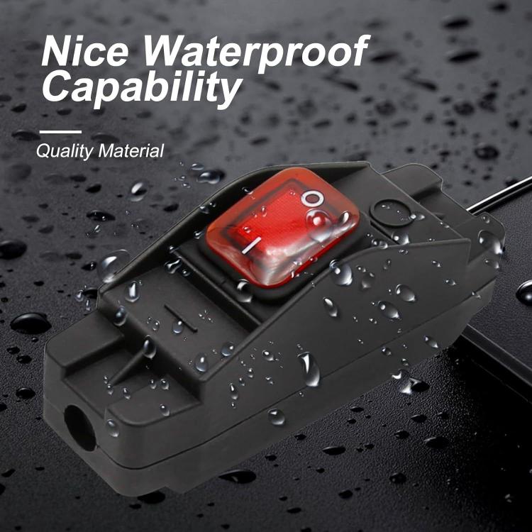 Waterproof Screw-type Wiring High-power High-temperature Resistant Switch(Red 220V) - Car Switches by buy2fix | Online Shopping UK | buy2fix