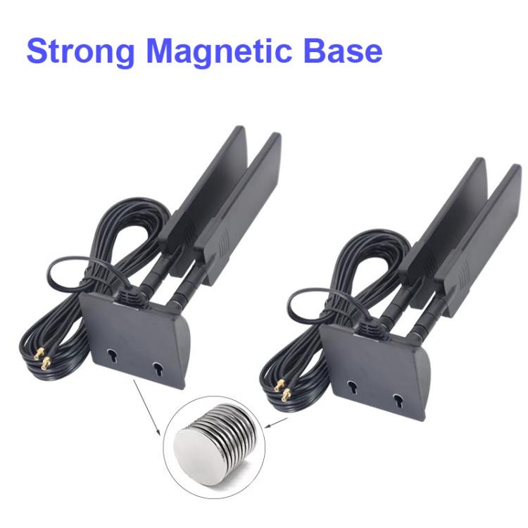 42dbi 5G Router External Antenna Outdoor Long Range WiFi Signal Coverage Booster, Spec: SMA Male White - SMA/RP-SMA Antenna by buy2fix | Online Shopping UK | buy2fix