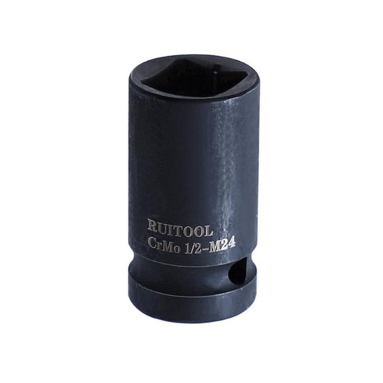 RUITOOL 1/2 inch Tap Socket Pneumatic Wrench Square Socket Inner Quarter Square Hole Wrench Tool, Spec: M24