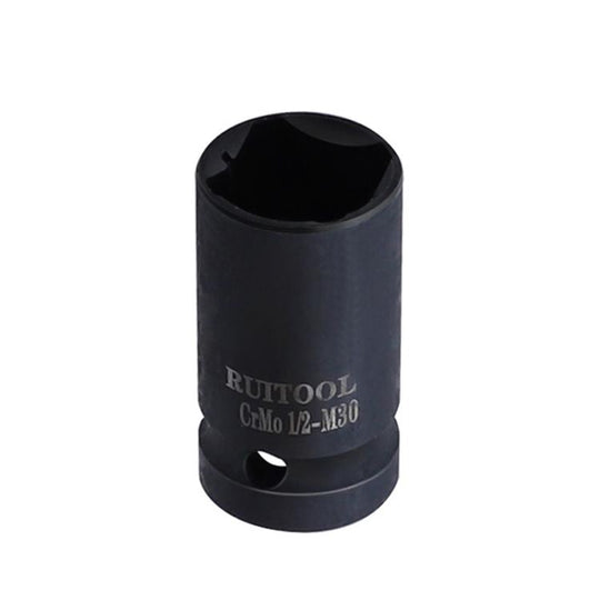 RUITOOL 1/2 inch Tap Socket Pneumatic Wrench Square Socket Inner Quarter Square Hole Wrench Tool, Spec: M30
