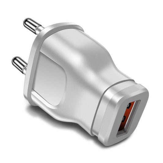 1A 5W Single USB Port Smartphone Charger(EU Plug White) - USB Charger by buy2fix | Online Shopping UK | buy2fix