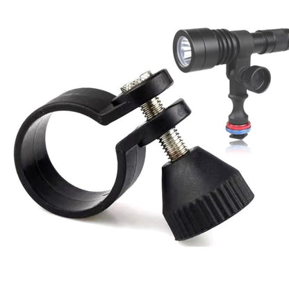 Diameter 30mm Adjustable Diving Flashlight Holder Mount Clamp For Dive Photography - Diving Accessories by buy2fix | Online Shopping UK | buy2fix