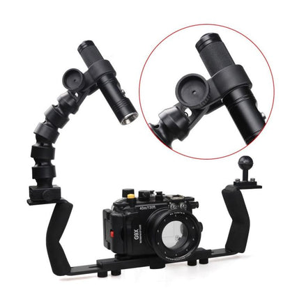 Diameter 32mm Adjustable Diving Flashlight Holder Mount Clamp For Dive Photography - Diving Accessories by buy2fix | Online Shopping UK | buy2fix