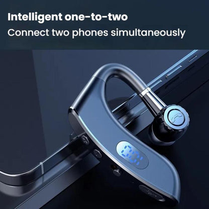 V18 On-Ear Business Digital Display Bluetooth Earphone(Bagged) - Bluetooth Earphone by buy2fix | Online Shopping UK | buy2fix