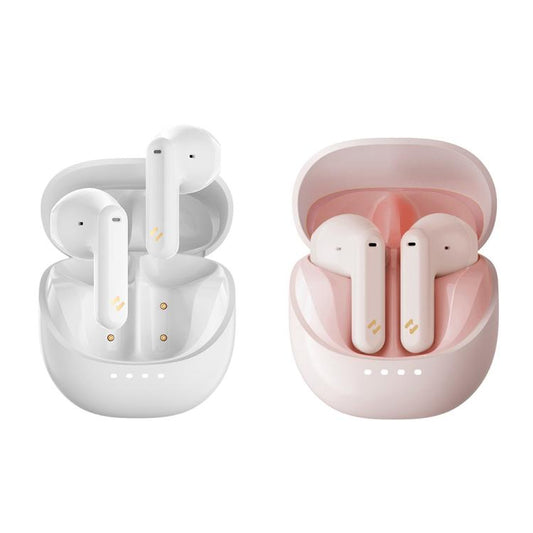 Havit E9 Semi-In-Ear ENC Noise Reduction Wireless Bluetooth Earphones, Color: Pink-Standard Edition - Bluetooth Earphone by Havit | Online Shopping UK | buy2fix