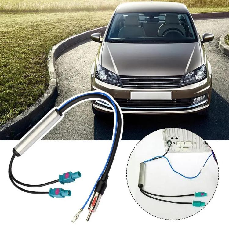 For Audi / Volkswagen Car Radio Antenna FM Amplifier Signal Booster - Aerials by buy2fix | Online Shopping UK | buy2fix
