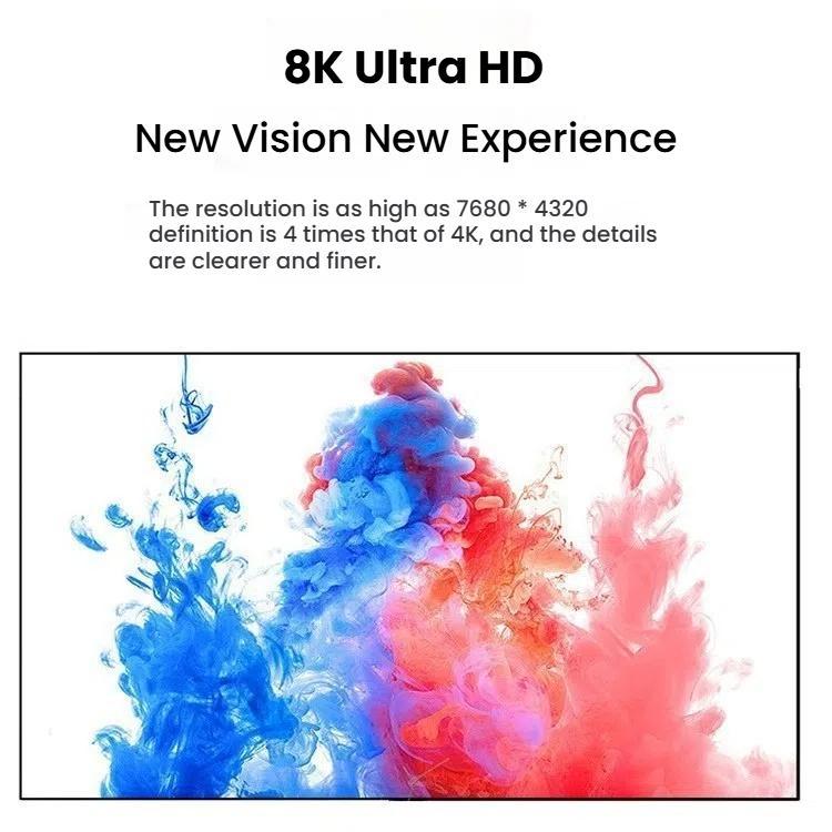 8K 60HZ HDMI 2.1 Spring Cable 0.5m Length, Spec: Mini HDMI Positive Bend - Cable by buy2fix | Online Shopping UK | buy2fix