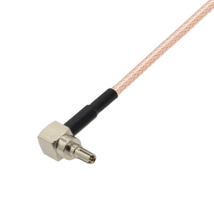 20cm F Male Straight to CRC9 Male 90 Degree Coaxial RF Cable RG316 Jumper Cable - Connectors by buy2fix | Online Shopping UK | buy2fix
