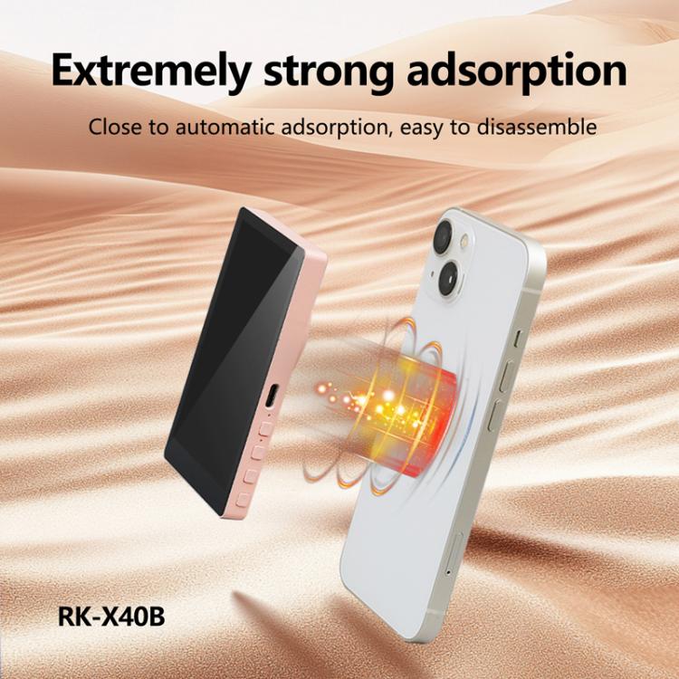 Mobile Phone Selfie Wireless Same Screen Player Smartphone Magnetic Rear Selfie Monitor Screen(Black) - Others Accessories by buy2fix | Online Shopping UK | buy2fix