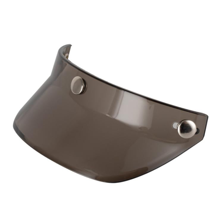 Motorcycle Helmet Brim Retro 3-Button Helmet Visor Sunshade Protection Half Helmet Hat Brim(Light Tea) - Helmets by buy2fix | Online Shopping UK | buy2fix