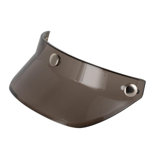 Motorcycle Helmet Brim Retro 3-Button Helmet Visor Sunshade Protection Half Helmet Hat Brim(Light Tea) - Helmets by buy2fix | Online Shopping UK | buy2fix