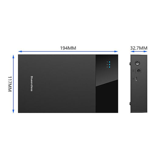 Blueendless MR35TC 3.5-inch USB3.0 2.5/3.5-inch SATA Mobile Hard Disk Box(Type-C US Plug) - External Solid State Drives by Blueendless | Online Shopping UK | buy2fix