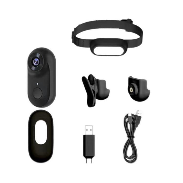 Pet Recorder With Collar Cat Dog View Camera, Size: Direct Record No Memory Card(Black) - Video Cameras by buy2fix | Online Shopping UK | buy2fix