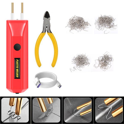 Lithium Plastic Welding Machine Rechargeable Cordless Car Bumper Plastic Repair Welder Parts Repair Tool, Spec: Red Paper Boxed - Hand Tool Sets by buy2fix | Online Shopping UK | buy2fix