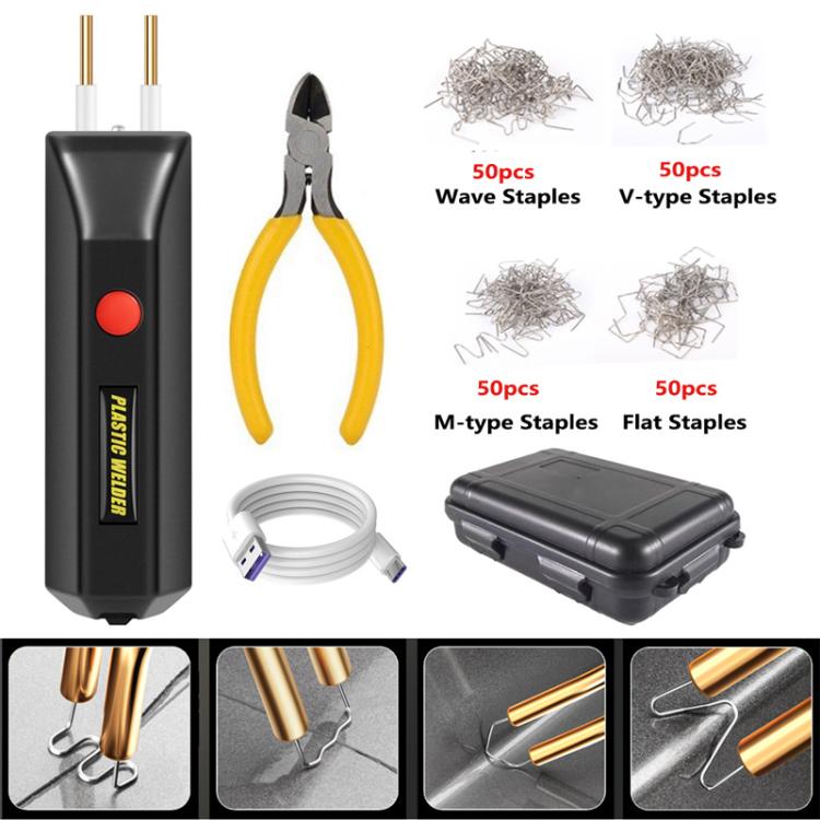 Lithium Plastic Welding Machine Rechargeable Cordless Car Bumper Plastic Repair Welder Parts Repair Tool, Spec: Black Paper Boxed - Hand Tool Sets by buy2fix | Online Shopping UK | buy2fix
