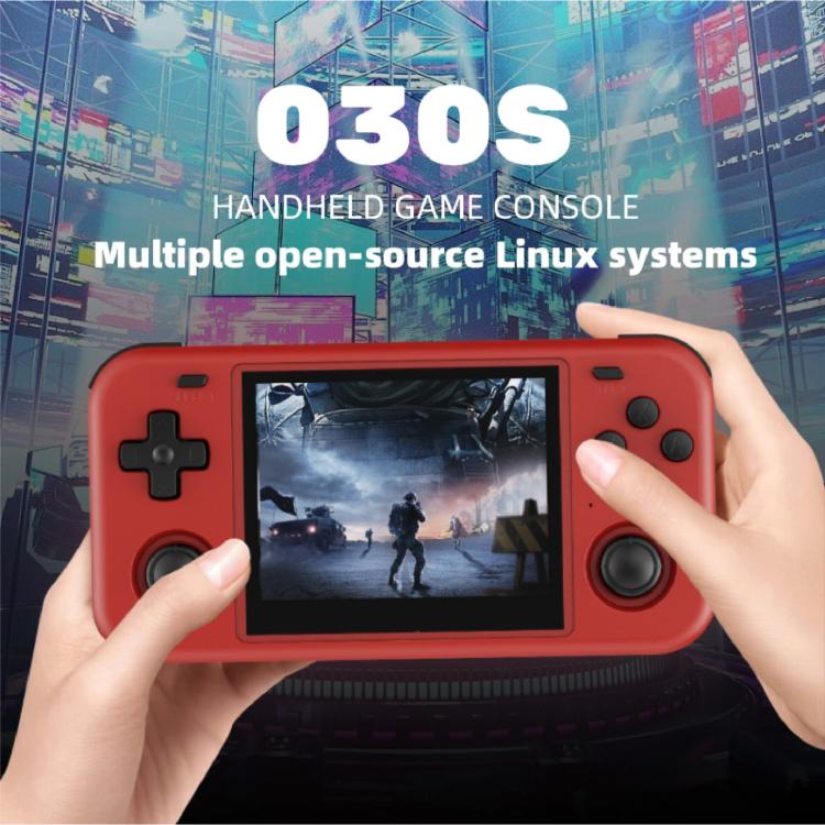 O30S 3.5-inch IPS Screen Open Source Handheld Game Console Linux System, Memory: 64G(Black) - Pocket Console by buy2fix | Online Shopping UK | buy2fix